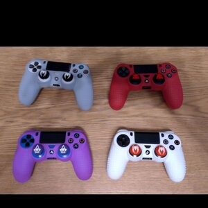 Καλύμματα Σιλικόνης Χειριστήριο Ps4 Αντιολισθητικά Thumb Grips Bloss Pattern Black