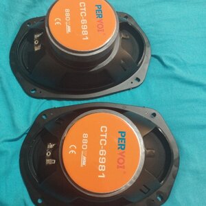 PerVoi Σετ Ηχεία Αυτοκινήτου 6x9" με 95W RMS (Woofer) CTC-6981