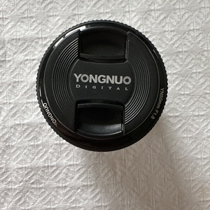 Yongnuo Full Frame Φωτογραφικός Φακός YN 50mm f/1.8 II Σταθερός για Canon EF Mount Μαύρος