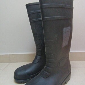 Portwest Unisex Γαλότσες Εργασίας Γονάτου Μαύρες FW95