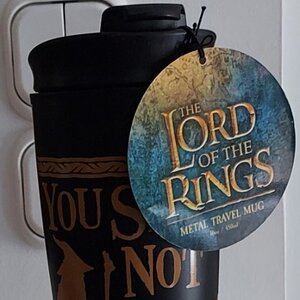 Pyramid International Lord of the Rings You Shall Not Pass Ποτήρι Θερμός Ανοξείδωτο 450ml Μαύρο MTM26559