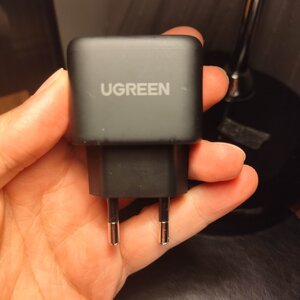 Ugreen Φορτιστής με Θύρα USB-C και Καλώδιο USB-C - USB-C 25W Power Delivery / Quick Charge 3.0 Μαύρος (Cd250)