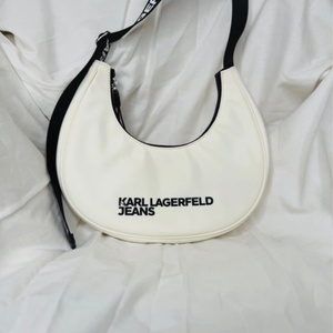 Karl Lagerfeld Γυναικεία Τσάντα Ώμου Λευκή A1W30231-100