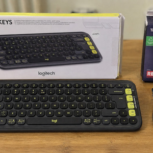 Logitech POP Icon Keys + Trust Fyda Wireless Mouse | Πακέτο