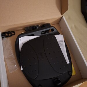 Universal Kappa Monolock Top Case Plate Black K628 K628.black