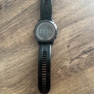 Garmin Fenix 7X Sapphire Solar Titanium 51mm Αδιάβροχο Smartwatch με Παλμογράφο (Black DLC Titanium with Black Band)