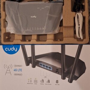 Cudy LT400 v2 Ασύρματο 4G Router Wi‑Fi 4 με 4 Θύρες
