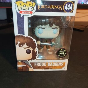 Funko Pop! Movies: Lord of the Rings - Frodo Baggins (Cursed) 444 Glows in the Dark Chase