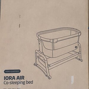 Maxi-Cosi Λίκνο Iora Air με Στρώμα και Ρόδες Μπεζ 2121022300
