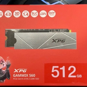 Adata XPG GAMMIX S60 SSD 512GB τύπου M.2 με σύνδεση PCI Express 4.0 DGADAWK512GS60B AGAMMIXS60-512G-CS