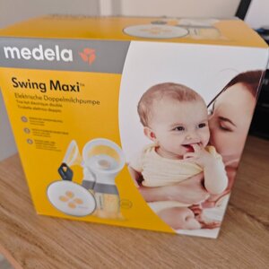 Medela Swing Maxi Ηλεκτρικό Διπλό Θήλαστρο Μπαταρίας και Ρεύματος Κίτρινο 150ml 101041613