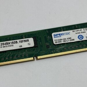 SpecTek DDR3 με Module 1x4GB και Ταχύτητα 1333 για Desktop ST51264BA160b