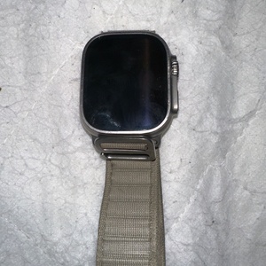 Apple Watch Ultra 2 Titanium 49mm Αδιάβροχο με eSIM και Παλμογράφο (Olive Alpine Loop - Large)