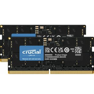 Crucial DDR5 32GB RAM με 2x16GB Modules και Ταχύτητα 4800 για Laptop CT2K16G48C40S5