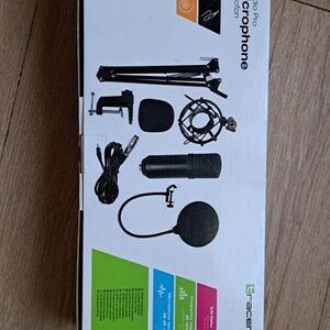 Tracer Πυκνωτικό Μικρόφωνο XLR Studio Pro Τοποθέτηση Shock Mounted/Clip On Φωνής