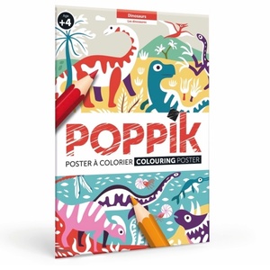 Poppik Ζωγραφική Dinosaurs COL005