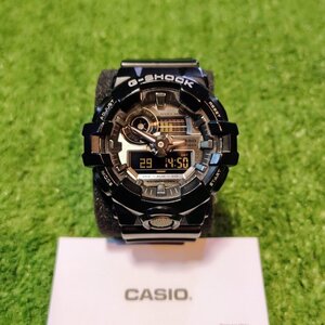 Casio G-Shock Ανδρικό Ρολόι 53mm Μπαταρίας με Μαύρο Καουτσούκ Λουράκι GA-710-1AER