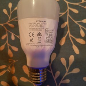 Yeelight Smart Λάμπα 1S LED 8.5W για Ντουί E27 RGBW 800lm Dimmable YLDP13YL