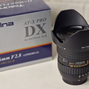 Tokina Crop Φωτογραφικός Φακός AT-X 11-16 F2.8 Pro DX II Ultra-Wide Zoom για Nikon F Mount Black