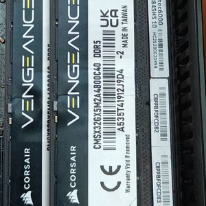 Corsair Vengeance 32GB DDR5 RAM with 2 Modules (2x16GB) and 4800 Speed for Laptop (CMSX32GX5M2A4800C40)