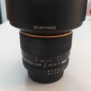 Samyang Full Frame Φωτογραφικός Φακός 14mm F2.8 ED AS IF UMC (AE) Wide Angle για Nikon F Mount Μαύρος