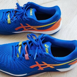 ASICS Gel-Resolution 9 1041A384-960 Ανδρικά Παπούτσια Τένις για Όλα τα Γήπεδα Tuna Blue / Sun Peach