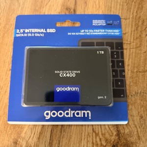 GoodRAM CX400 gen.2 SSD 1TB τύπου 2.5'' με σύνδεση SATA III SSDPR-CX400-01T-G2