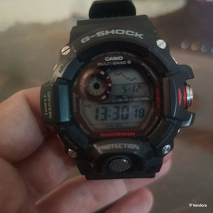 Casio G-Shock Rangeman Burton Ψηφιακό Ανδρικό Ρολόι 53mm Solar με Λευκό Καουτσούκ Λουράκι GW-9400BTJ-8ER