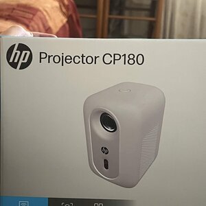 HP CP180 Projector LCD HD LED Lamp with Wi-Fi and Built-in Speakers White