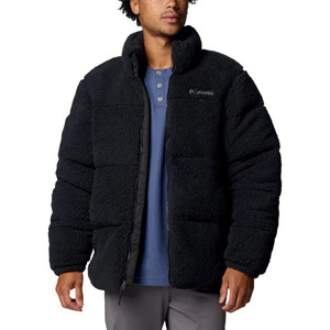 Columbia Puffect Ii Sherpa Fleece Μπουφάν Puffer Μαύρο 2086841-010