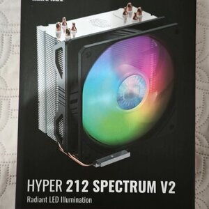CoolerMaster Hyper 212 Spectrum V2 Ψύκτρα Επεξεργαστή για Socket 115x/1200/AM4 με RGB Φωτισμό