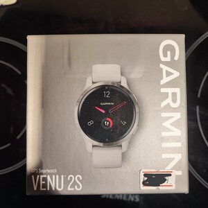 Garmin Venu 2S Stainless Steel 40mm Αδιάβροχο Smartwatch με Παλμογράφο (Silver / Mist Gray)