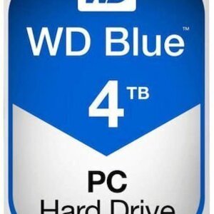 Western Digital Blue 4TB HDD Σκληρός Δίσκος 3.5" SATA III 5400rpm με 64MB Cache για Desktop WD40EZRZ
