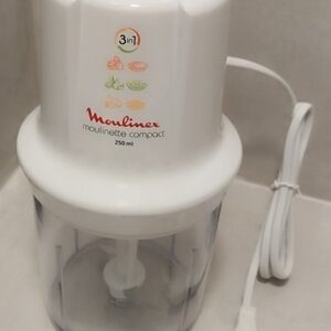 Moulinex Multimoulinette Compact Πολυκόπτης Multi 270W με Δοχείο 250ml Λευκός