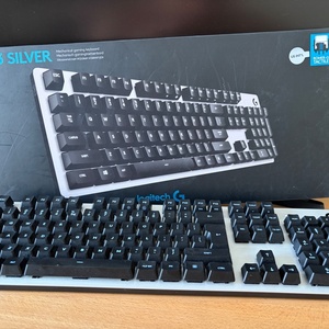 Logitech G413 Gaming Μηχανικό Πληκτρολόγιο με Romer-G Tactile διακόπτες και Φωτιζόμενα πλήκτρα (Αγγλικό US) Ασημί