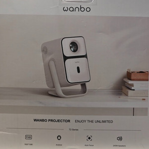 Wanbo T2 Ultra Projector LCD Full HD Λάμπας LED με Wi-Fi και Ενσωματωμένα Ηχεία