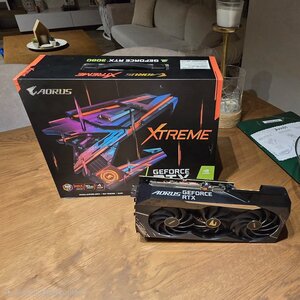 Gigabyte GeForce RTX 3080 10GB GDDR6X Aorus Xtreme (rev. 2.0) LHR Graphics Card (GV-N3080AORUS X-10GD Rev. 2.0)