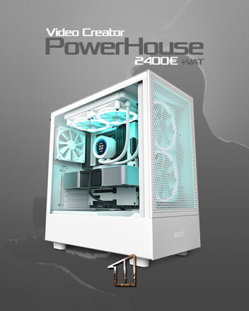 Creator's White Powerhouse 2400€ (+VAT)