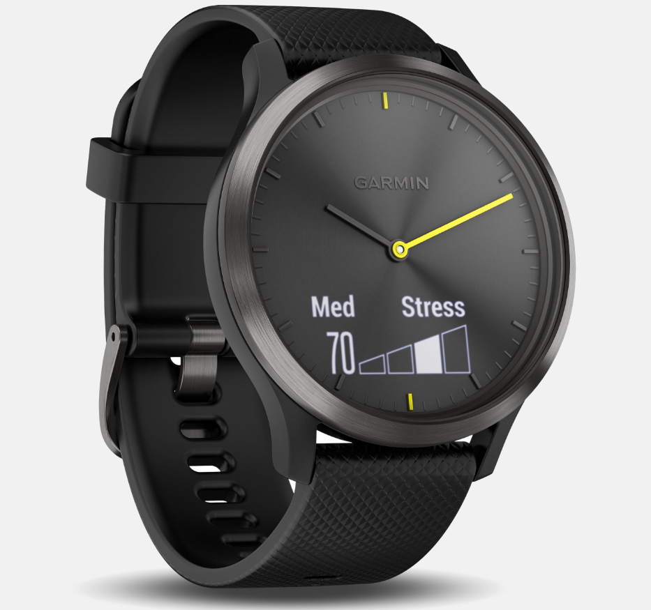 garmin vivomove grey suede