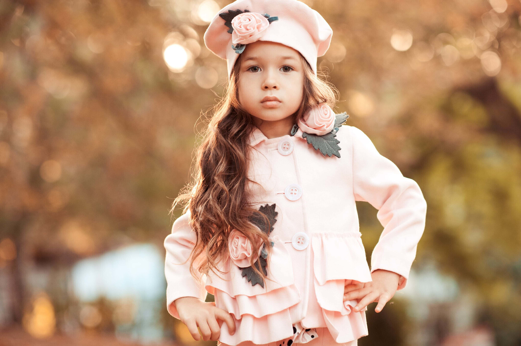 Total pink outfit for true princesses.