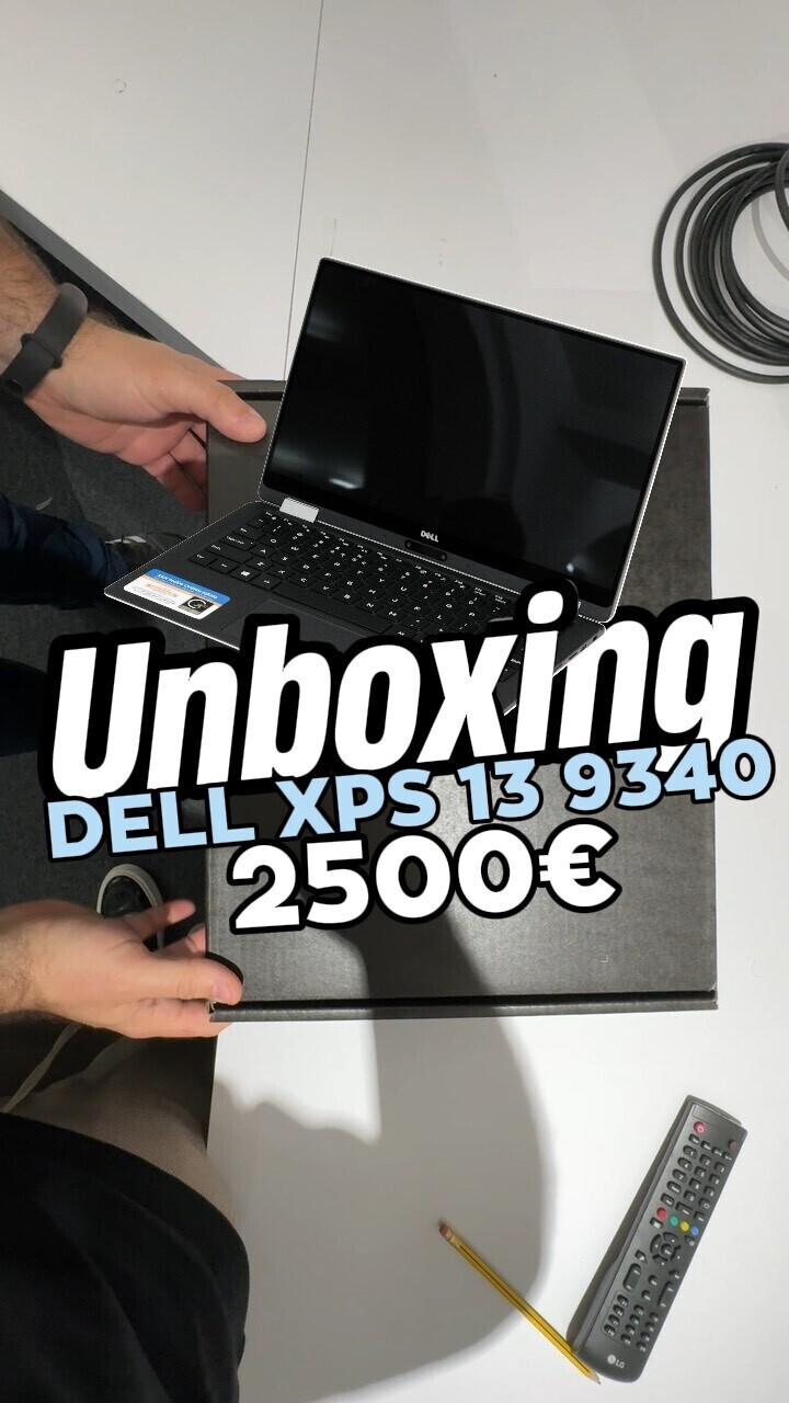 Unboxing DELL XPS 13’’ 9340