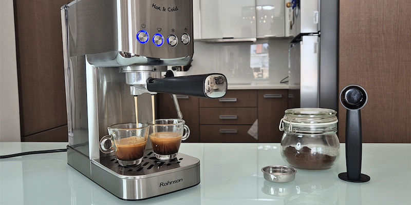 Mașină de espresso Rohnson R-98013 - Recenzie