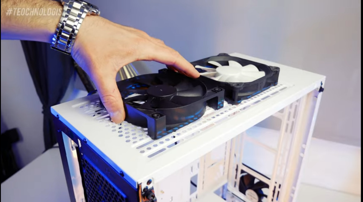 Kolink Stronghold Gaming Midi Tower Κουτί Υπολογιστή με Πλαϊνό Παράθυρο Λευκό