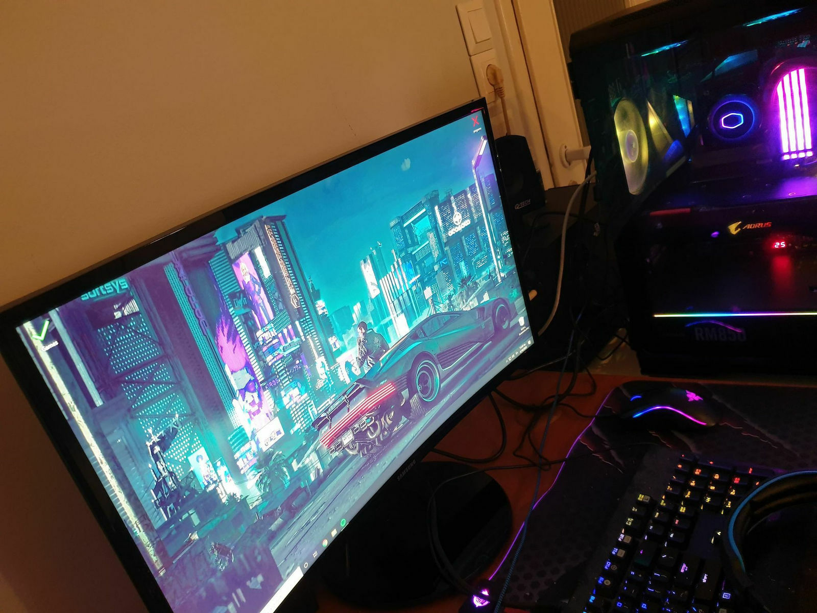 Samsung C27F390FHU VA Curved Monitor 27" FHD 1920x1080 με Χρόνο Απόκρισης 4ms GTG
