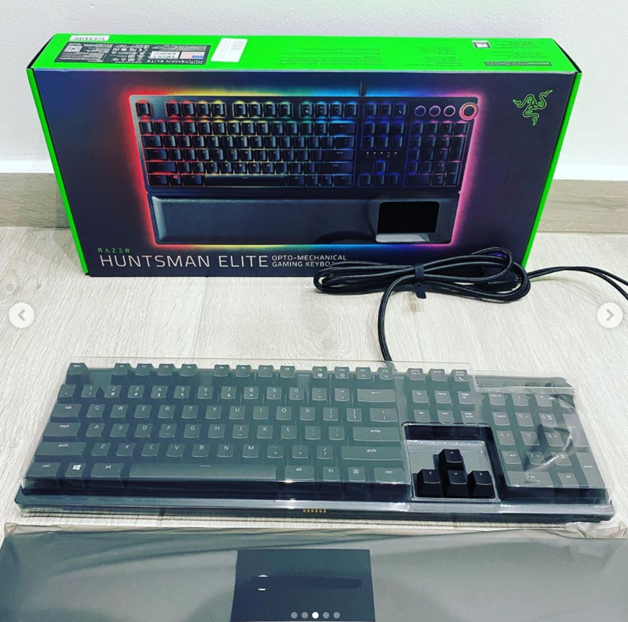 Razer Huntsman Elite Gaming Μηχανικό Πληκτρολόγιο με Razer Clicky διακόπτες και RGB φωτισμό (Αγγλικό US)