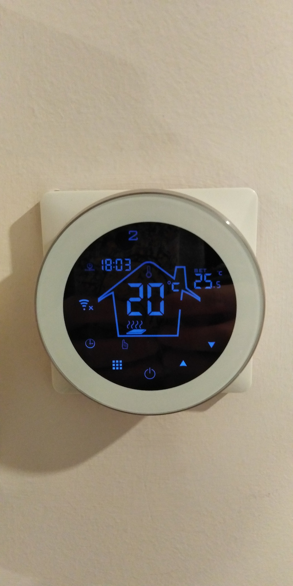 Powertech Digital Termostat Spațiu Inteligent cu Ecran Tactil și Wi-Fi