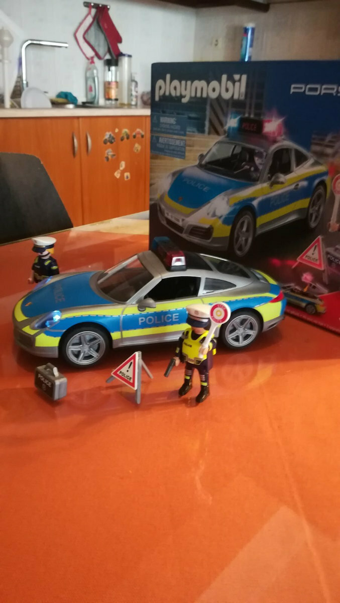Playmobil Porsche 911 Carrera 4S Police Kids Play – mtrendi