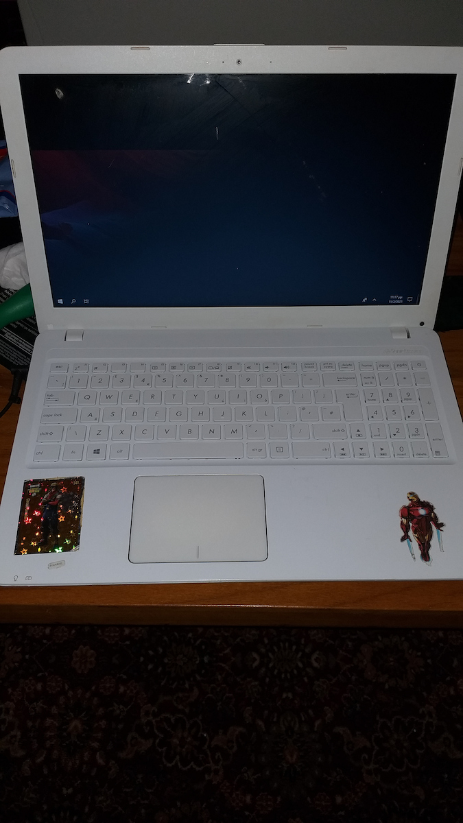 Πληκτρολόγιο Laptop για Asus χωρίς Πλαίσιο και Διάταξη Αγγλικά (UK) σε Λευκό χρώμα MP-13K96GB-920A