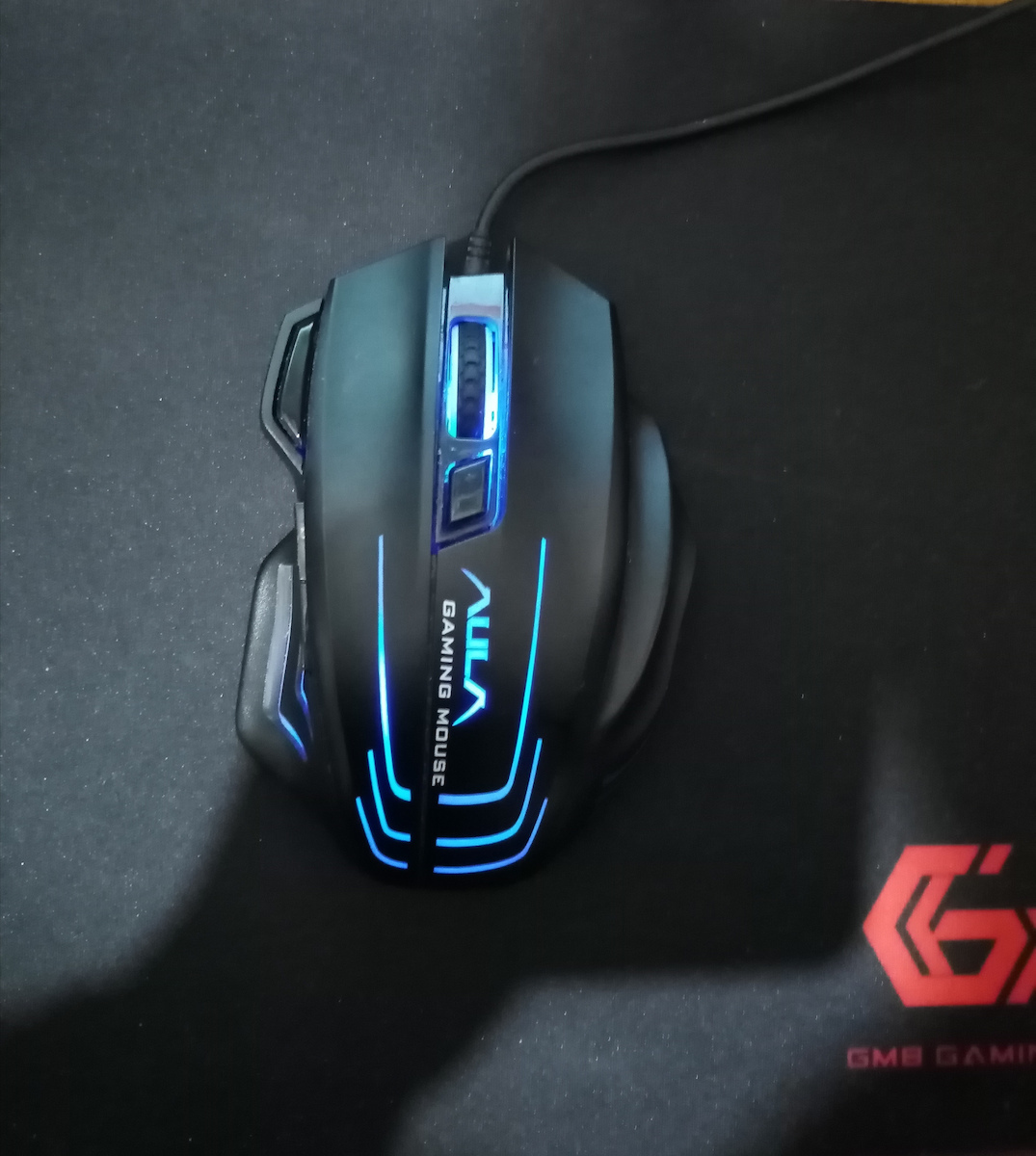 Aula Mountain S18 RGB Gaming Ποντίκι 6400 DPI Μαύρο