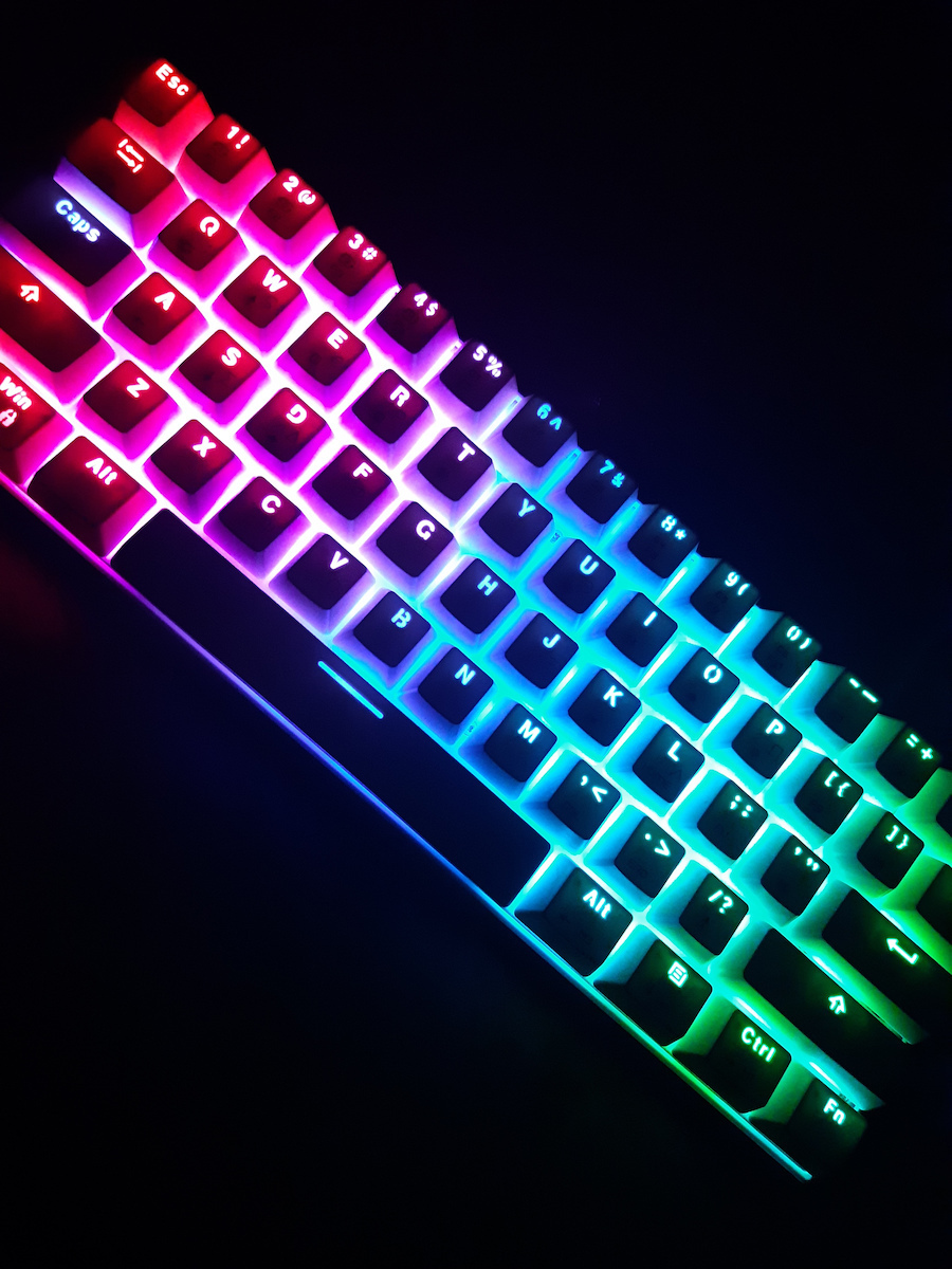 Motospeed CK62 RGB Ασύρματο Gaming Μηχανικό Πληκτρολόγιο 60% με Outemu Blue διακόπτες και RGB φωτισμό (Αγγλικό US)